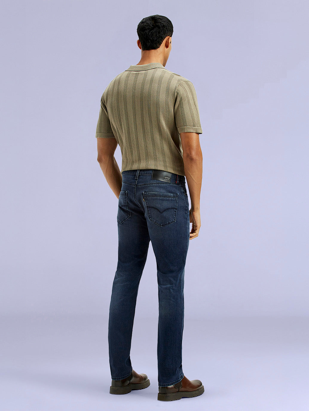 Men's Redloop 511 Dark Indigo Slim Fit Mid Rise Jeans - 784defd1-6d6d-4849-bbd9-02e6648086c5 View