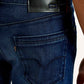 Men's Redloop 511 Dark Indigo Slim Fit Mid Rise Jeans - Detail View