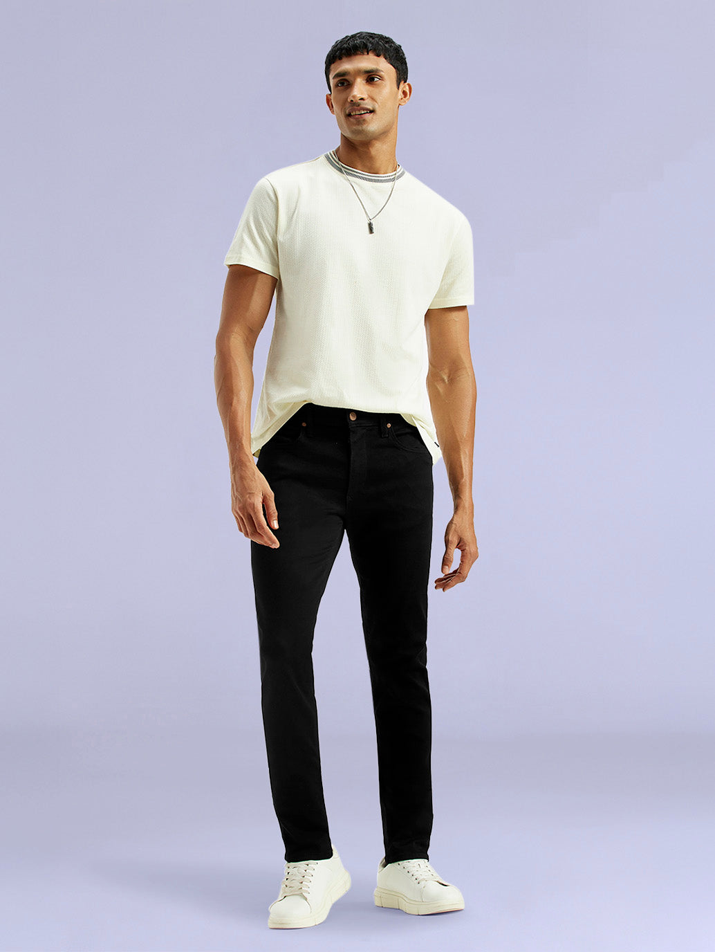 Men's Redloop 511 Black Slim Fit Mid Rise Jeans
