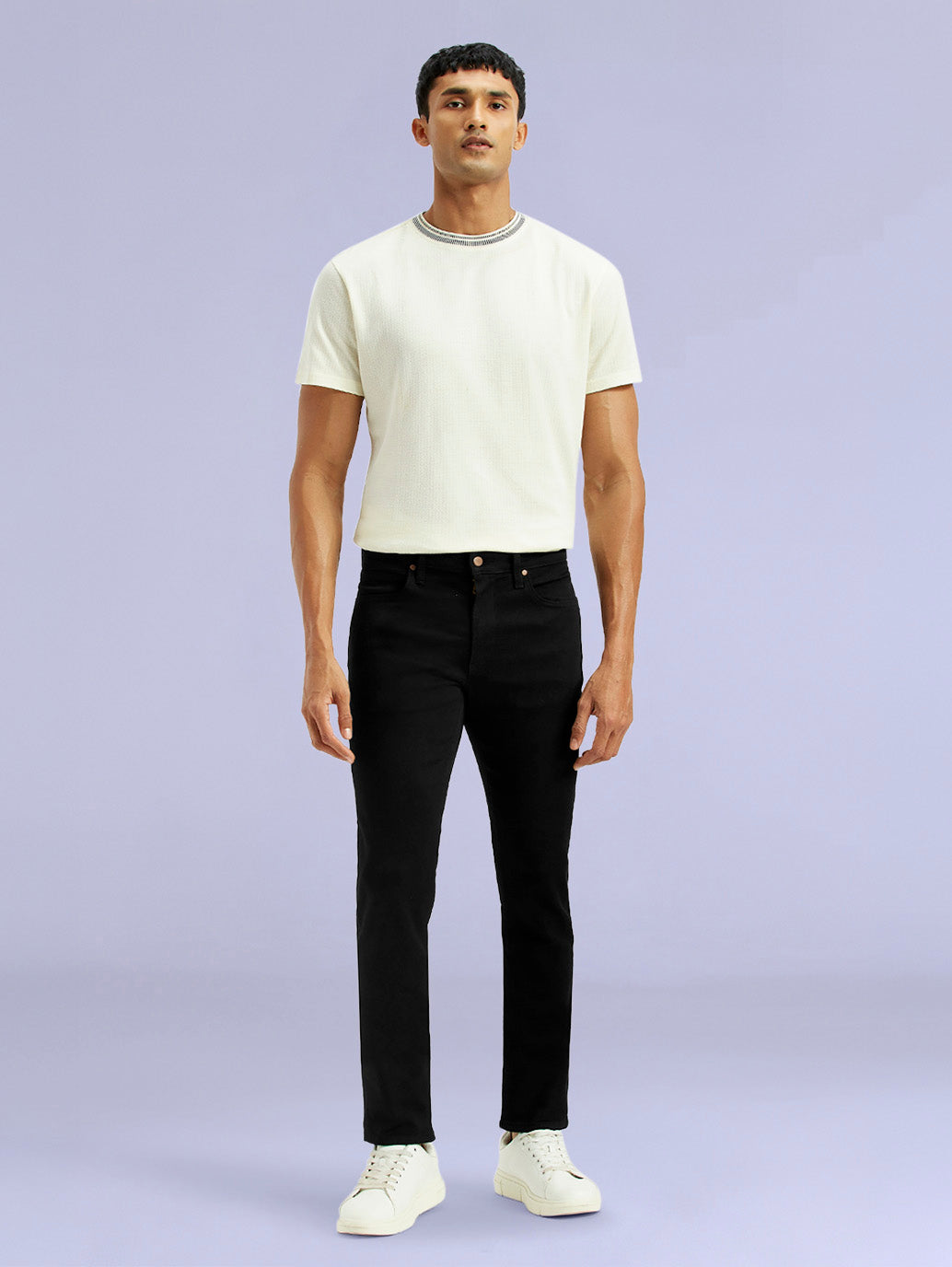 Men's Redloop 511 Black Slim Fit Mid Rise Jeans - 7db1b874-75e8-4135-a3d5-94ea9163f9c7 View