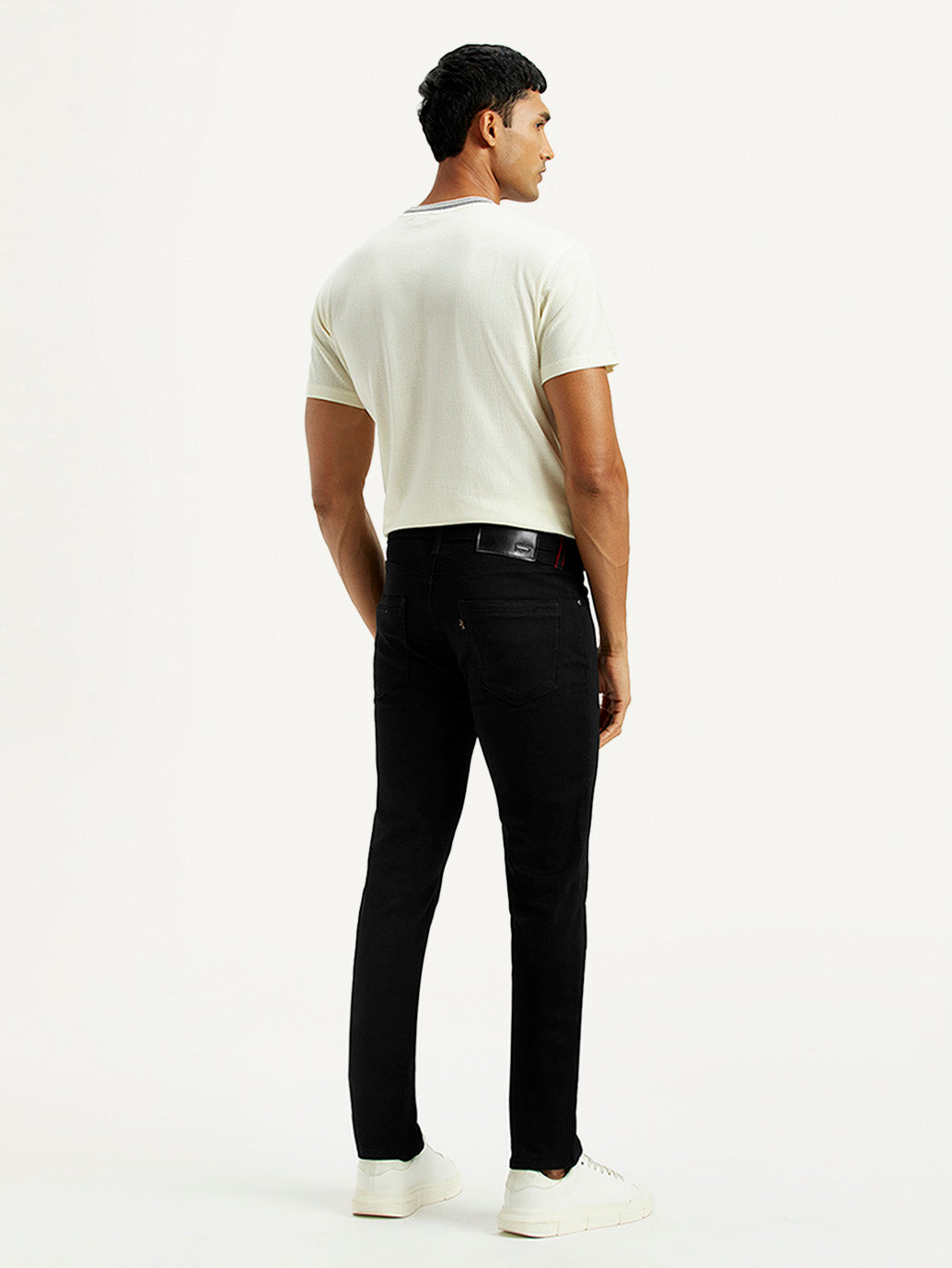 Men's Redloop 511 Dark Indigo Slim Fit Mid Rise Jeans - Back View