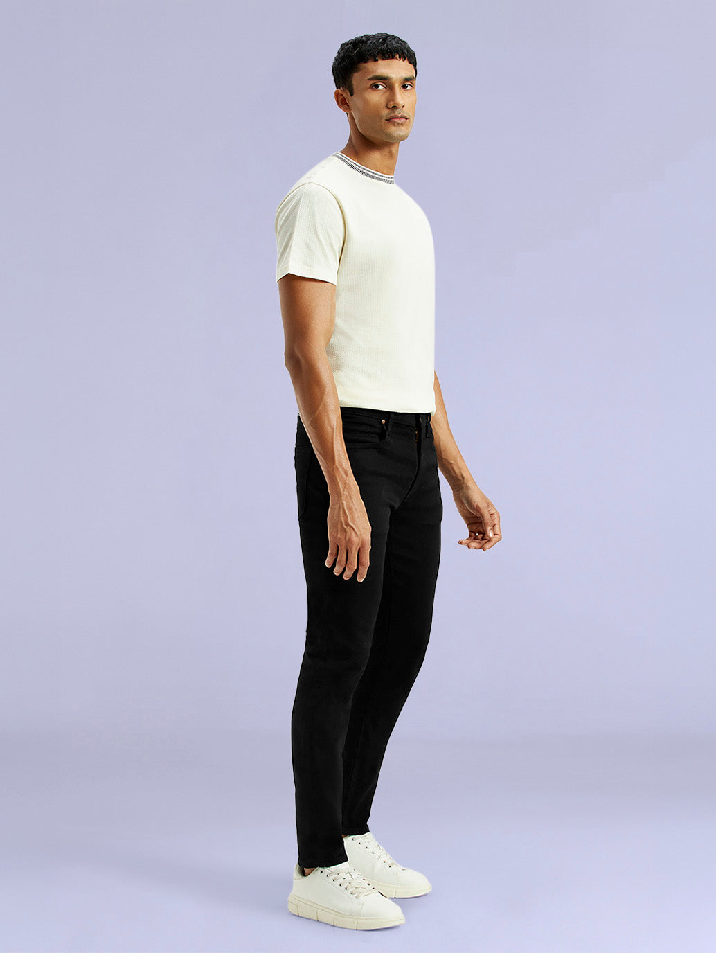 Men's Redloop 511 Black Slim Fit Mid Rise Jeans - ed814b96-774e-423d-9dc1-2b58935dd3c1 View