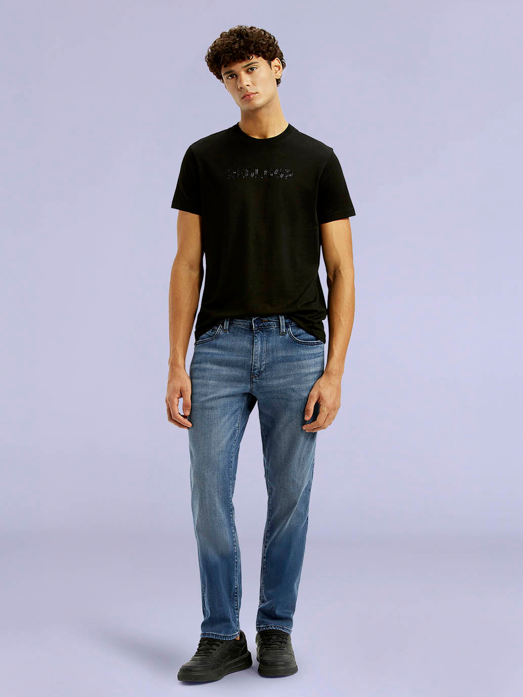 Men's Redloop 511 Blue Slim Fit Mid Rise Jeans