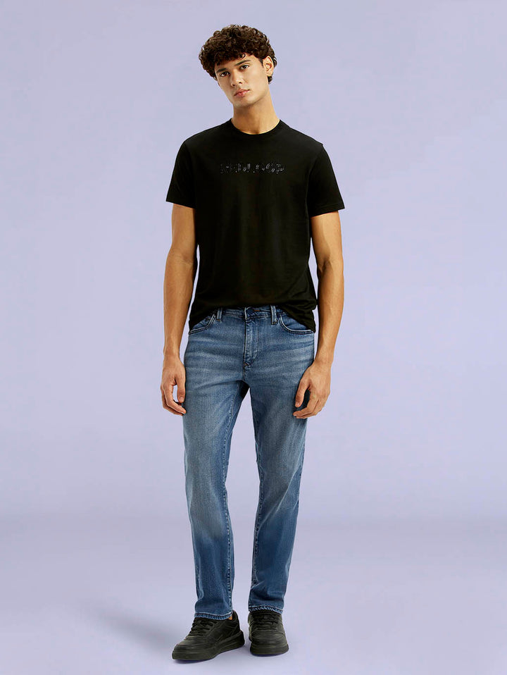 Men's Redloop 511 Blue Slim Fit Mid Rise Jeans