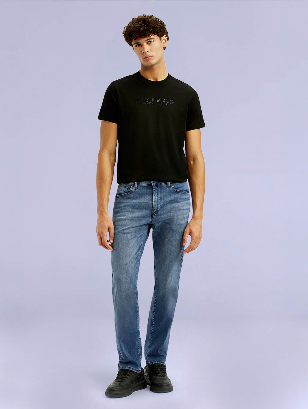 Men's Redloop 511 Blue Slim Fit Mid Rise Jeans - c0a85a9b-9170-4f99-aa8e-0028136255f0 View