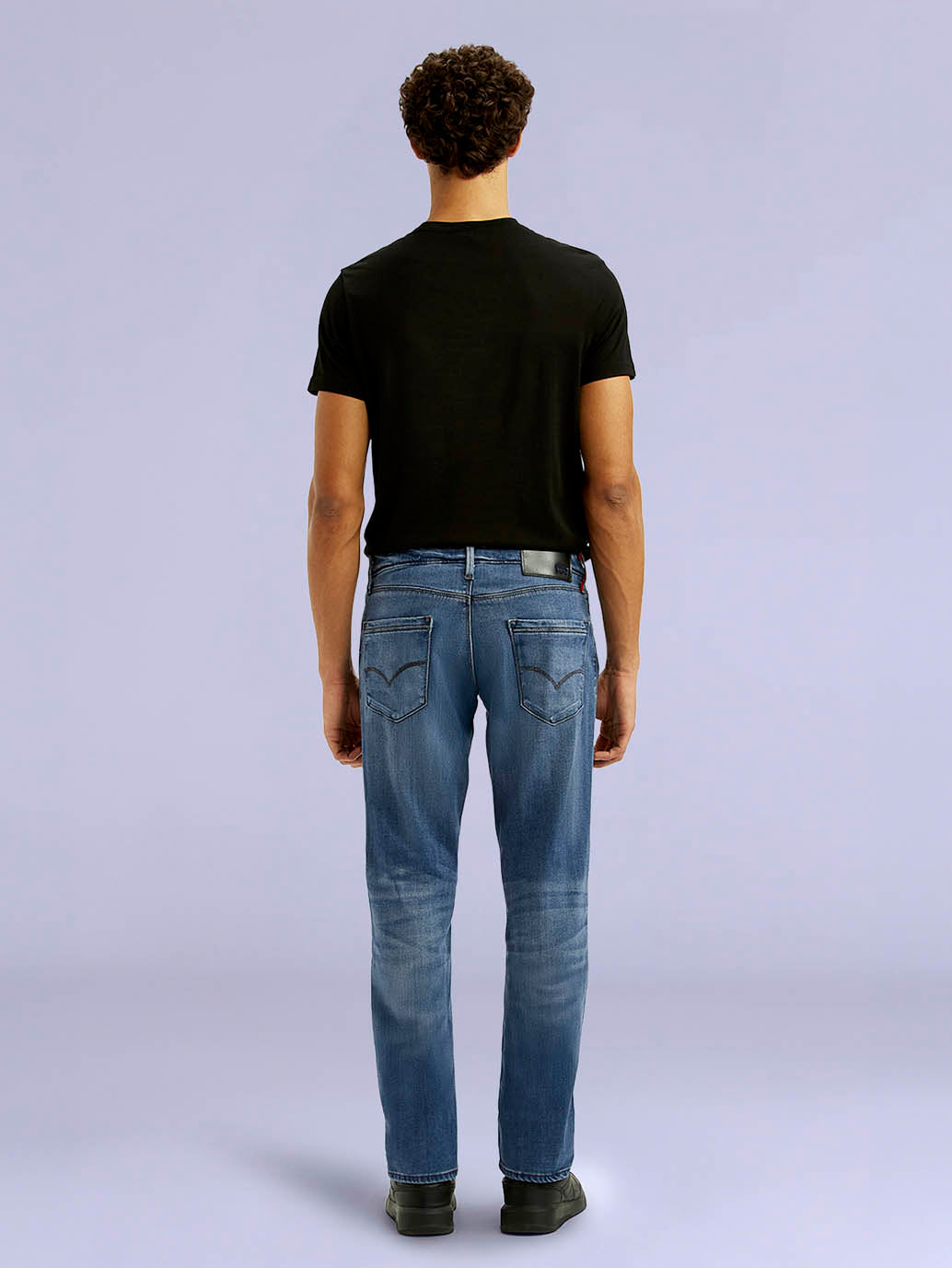 Men's Redloop 511 Blue Slim Fit Mid Rise Jeans - 55ef6b13-9447-4140-88c6-d589359d1890 View