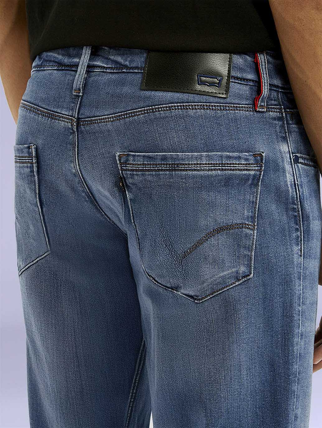 Men's Redloop 511 Blue Slim Fit Mid Rise Jeans - 475ed6de-9dd6-4fcd-87db-cb1d652ba119 View