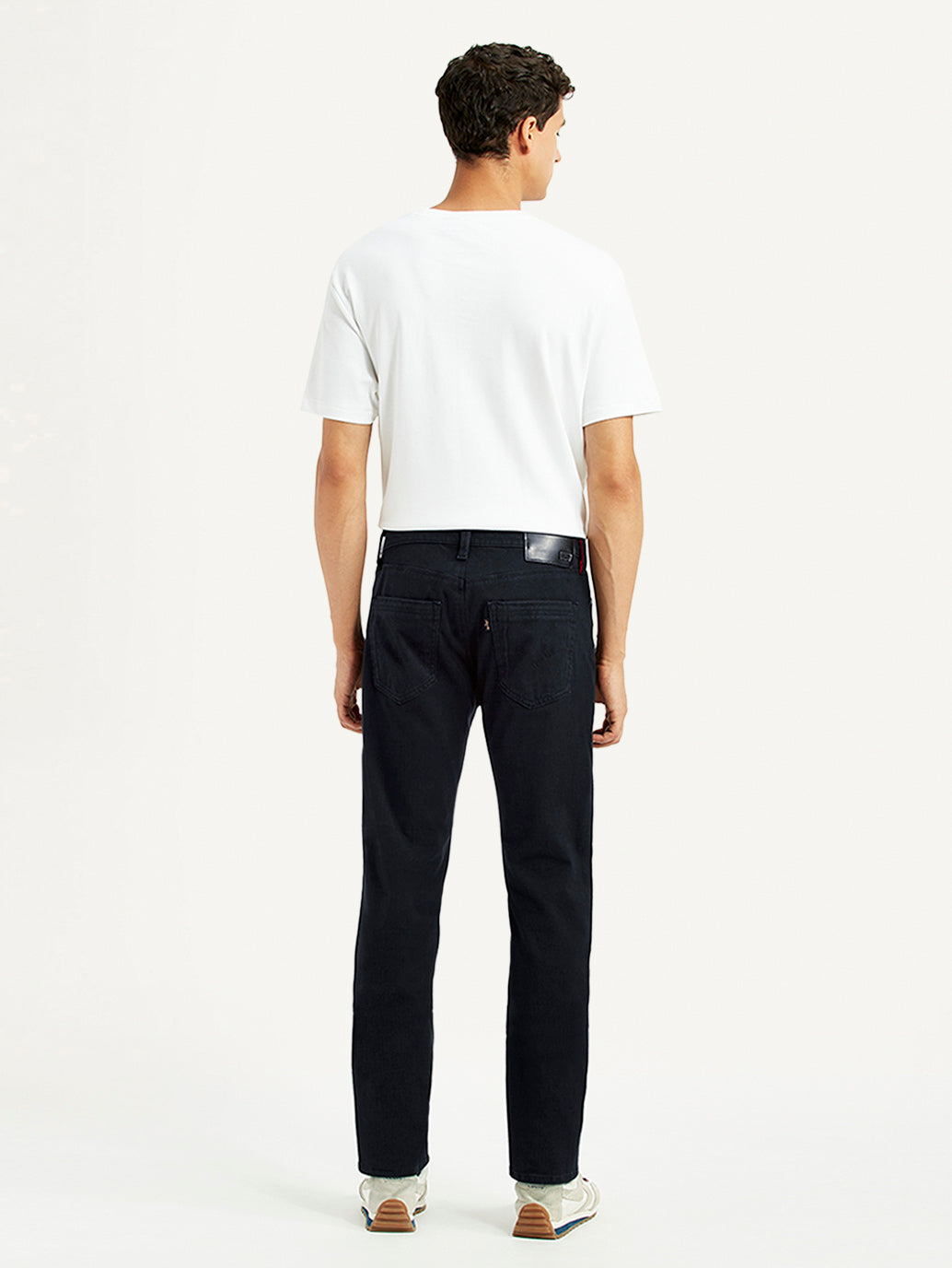 Men's 511 Black Slim Fit Mid Rise Jeans - Back View