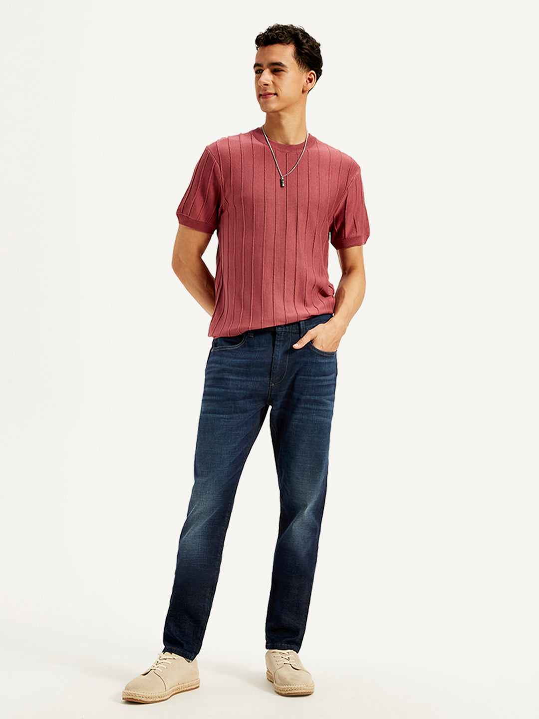 Men's Redloop 512 Slim Tapered Fit Mid Rise Jeans