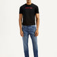 Men's Redloop 512 Dark Indigo Slim Tapered Fit Mid Rise Jeans - Front View