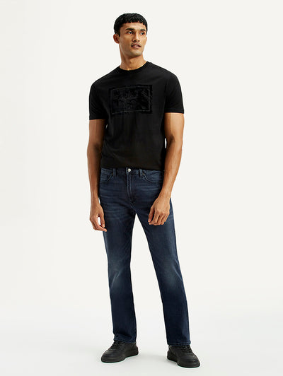 levi's Men's Redloop 513 Dark Indigo Slim Straight Fit Mid Rise Jeans-picture-24