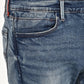Men's Redloop 513 Blue Slim Straight Fit Mid Rise Jeans - 20 View
