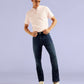Men's Redloop 511 Blue Slim Fit Innovation Stretch Jeans - Elevated View