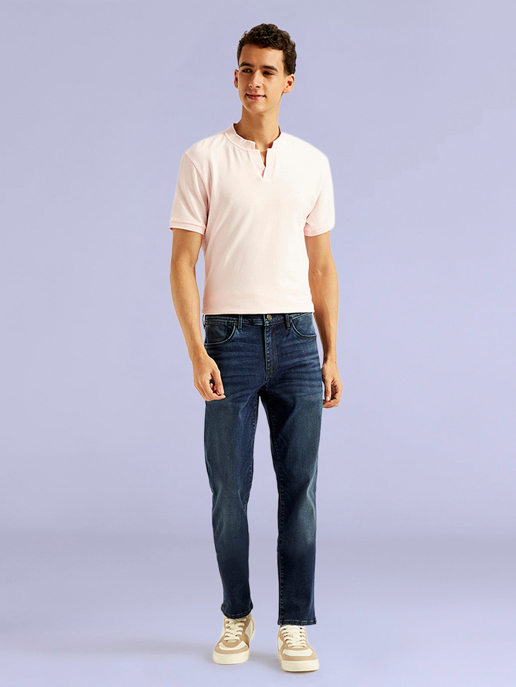 Men's Redloop 511 Blue Slim Fit Innovation Stretch Jeans - Styleshot View