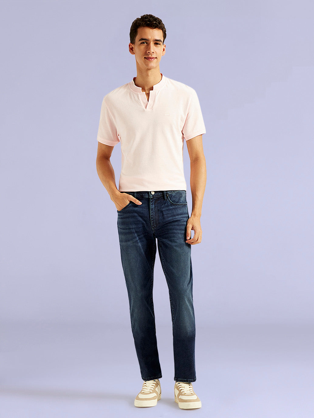 Men's Redloop 511 Blue Slim Fit Innovation Stretch Jeans - Front View