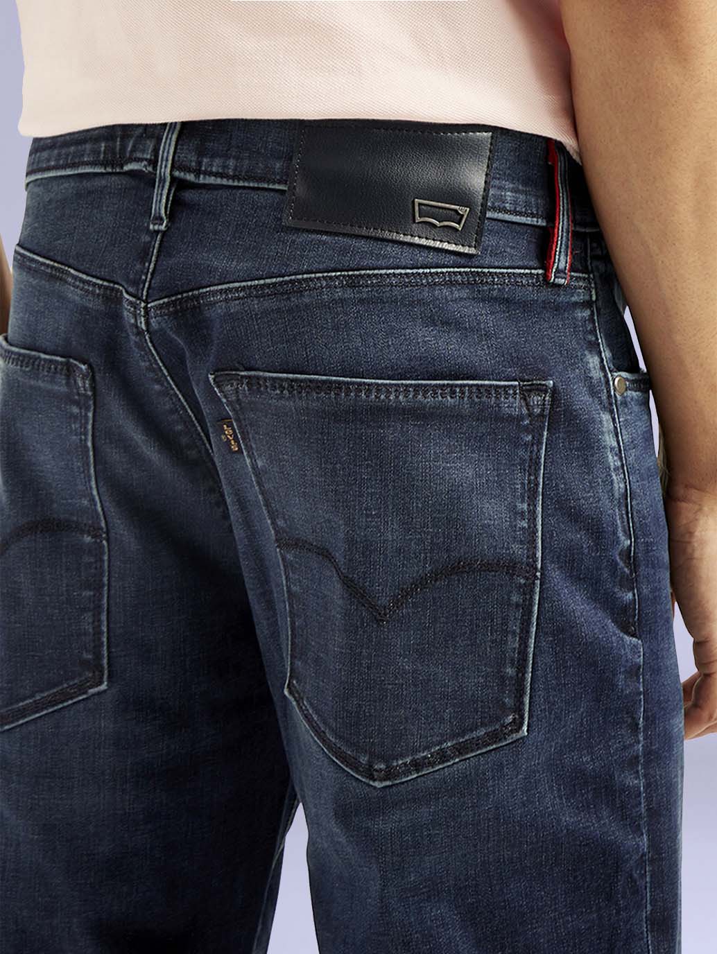 Men's Redloop 511 Blue Slim Fit Innovation Stretch Jeans - Detail View