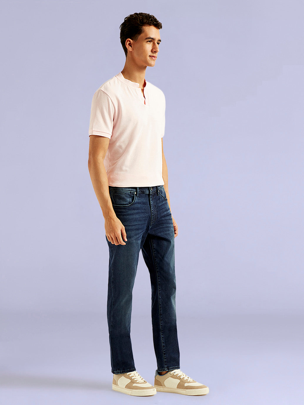 Men's Redloop 511 Blue Slim Fit Innovation Stretch Jeans - Side View