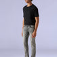 Men's Redloop 511 Grey Slim Fit Innovation Stretch Jeans - Side View