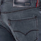 Men's Redloop 511 Grey Slim Fit Mid Rise Jeans - Detail View