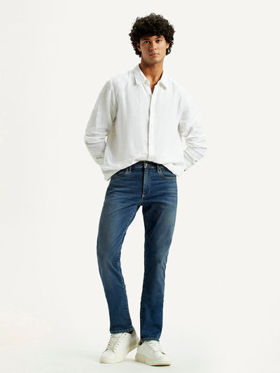 levi's Men's Redloop 511 Dark Indigo Slim Fit Mid Rise Jeans-picture-26