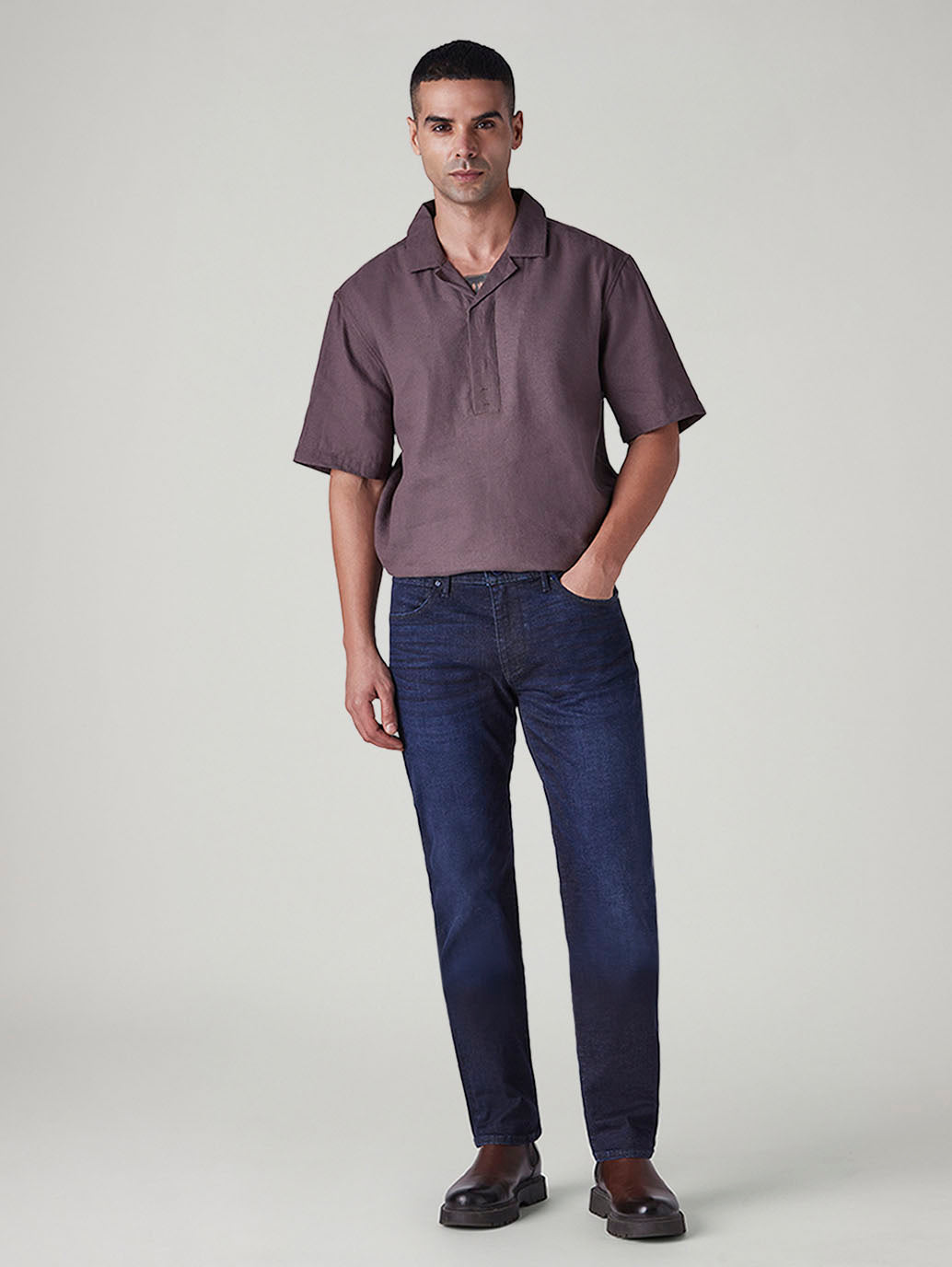 Men's 511 Indigo Slim Fit Mid Rise Redloop Jeans - Styleshot View