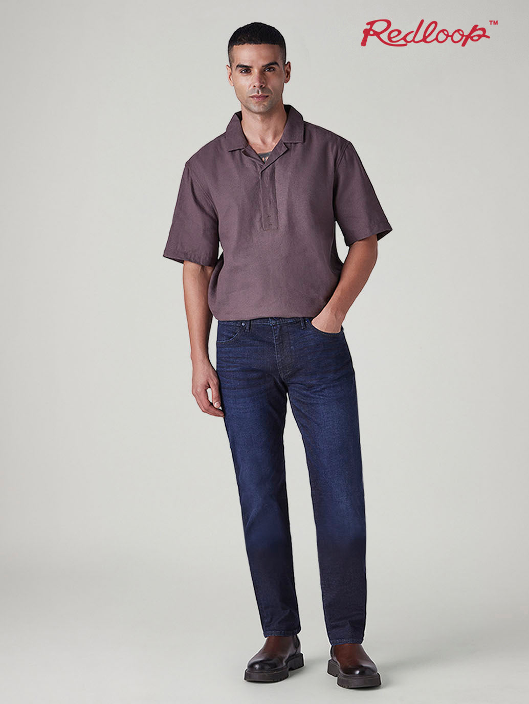 Men's 511 Indigo Slim Fit Mid Rise Redloop Jeans