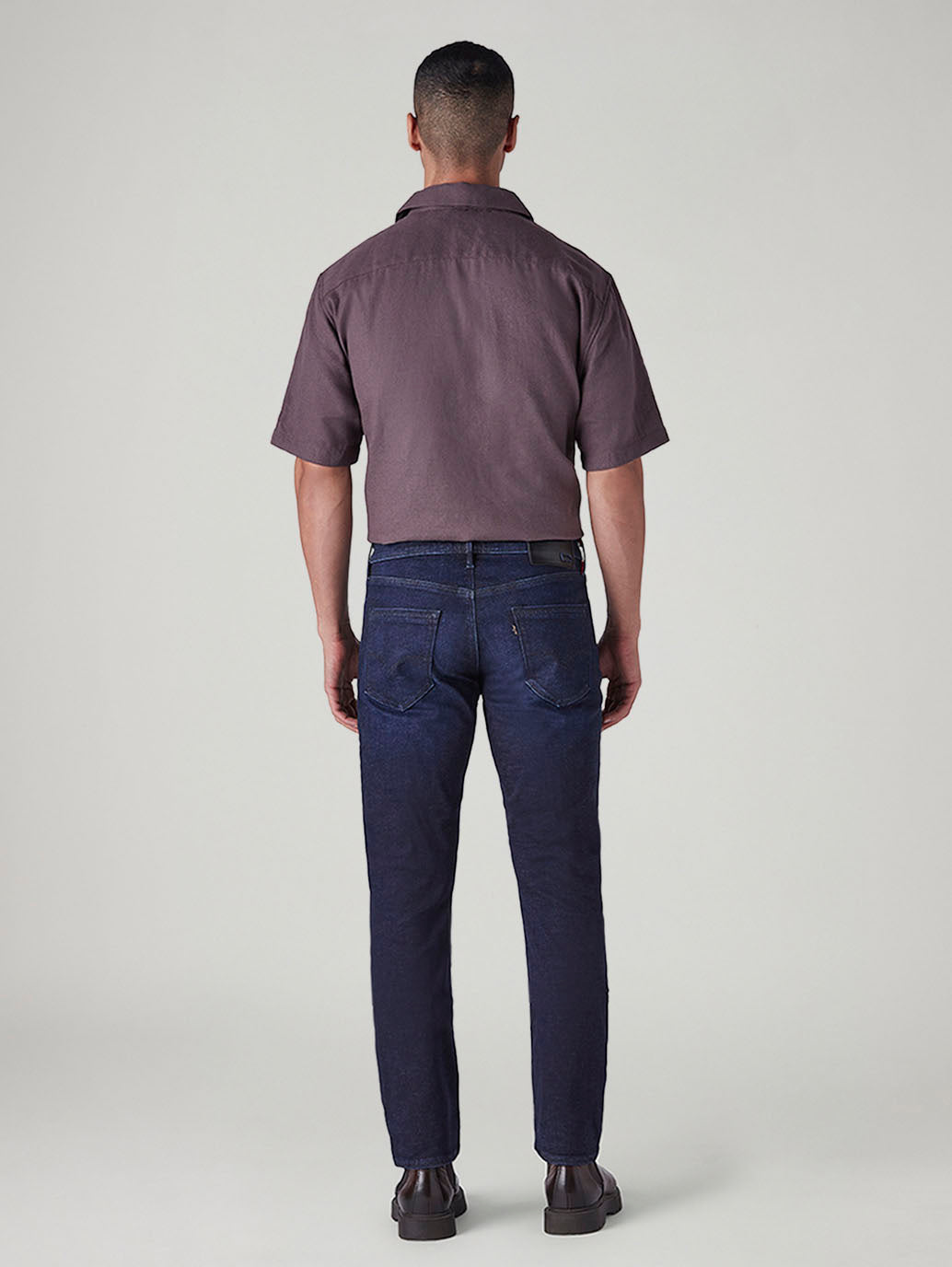 Men's 511 Indigo Slim Fit Mid Rise Redloop Jeans - Back View