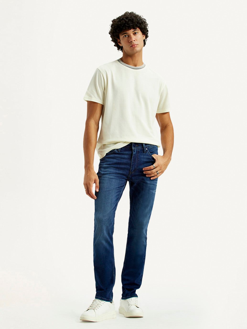Men's Redloop 511 Indigo Slim Fit Mid Rise Jeans