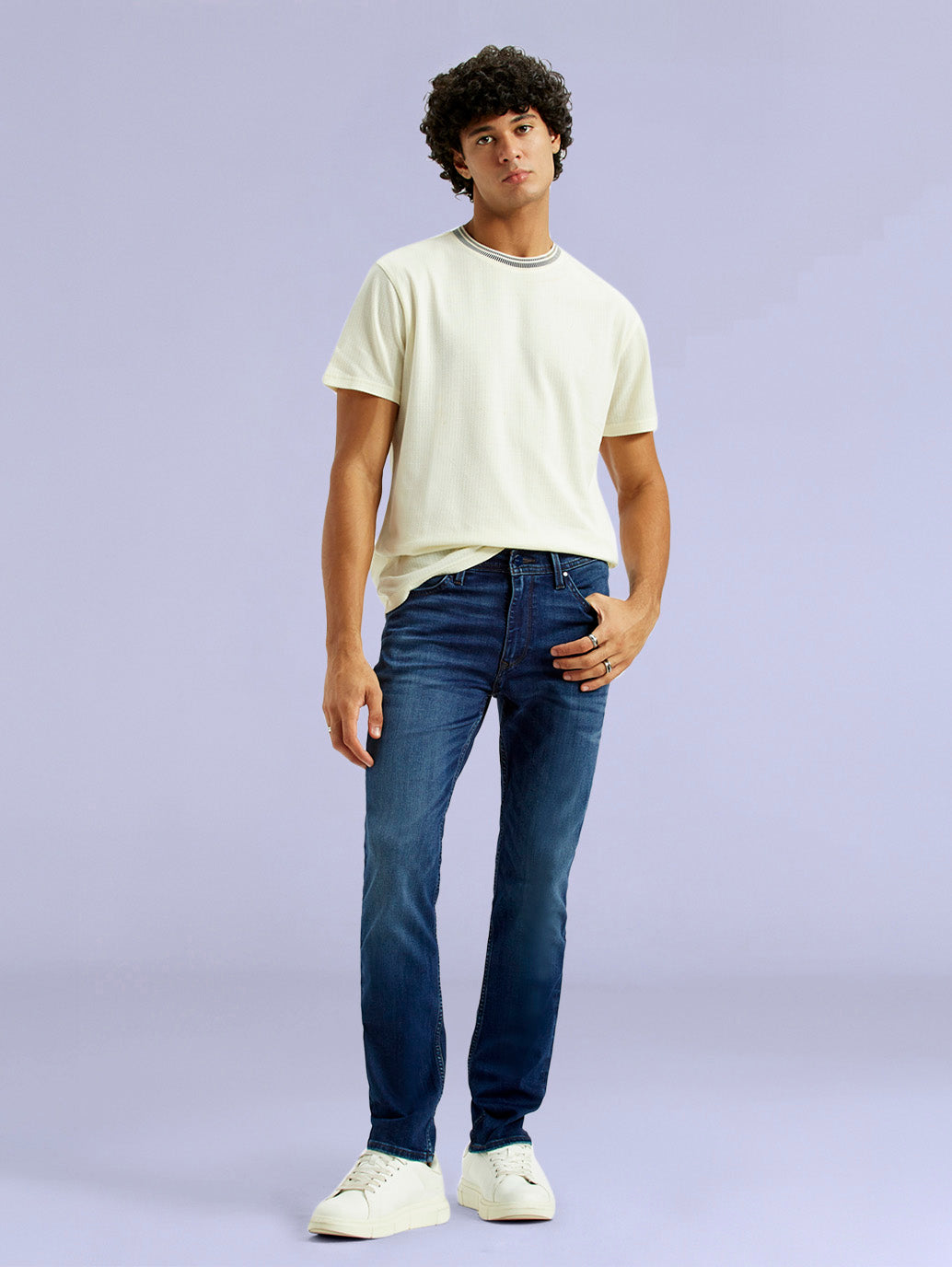 Men's Redloop 511 Indigo Slim Fit Mid Rise Jeans