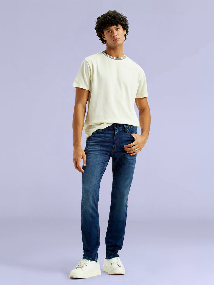 Men's Redloop 511 Indigo Slim Fit Mid Rise Jeans