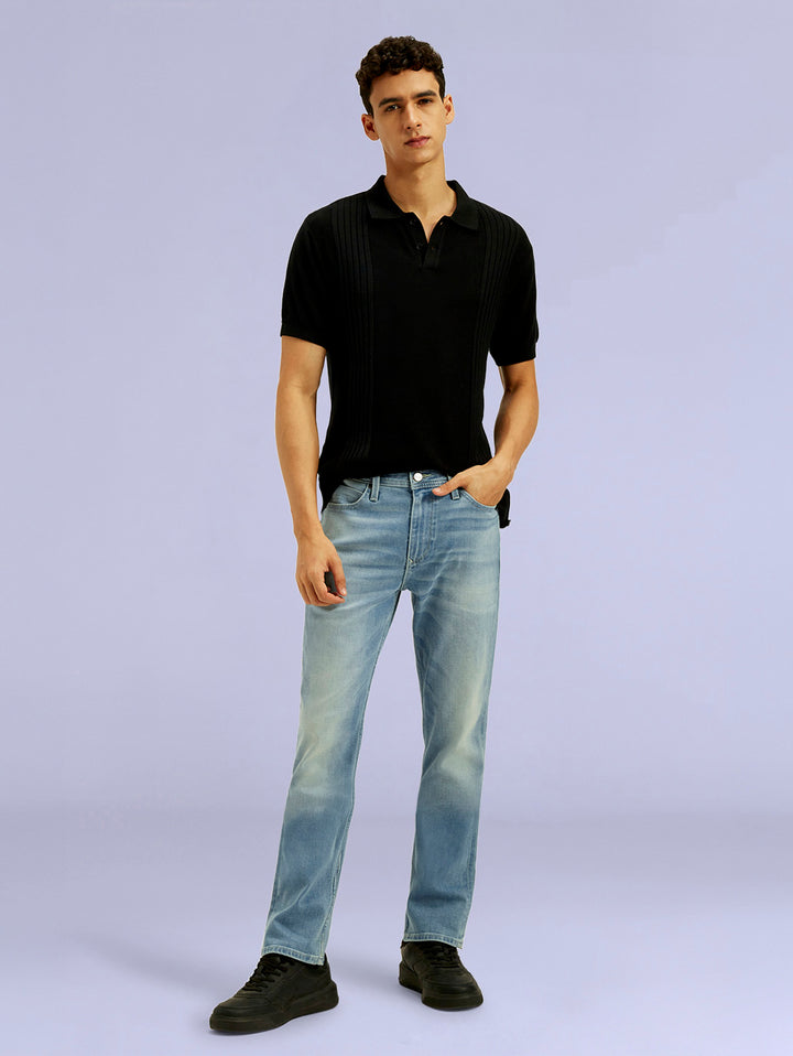 Men's Redloop 511 Light Indigo Slim Fit Mid Rise Jeans