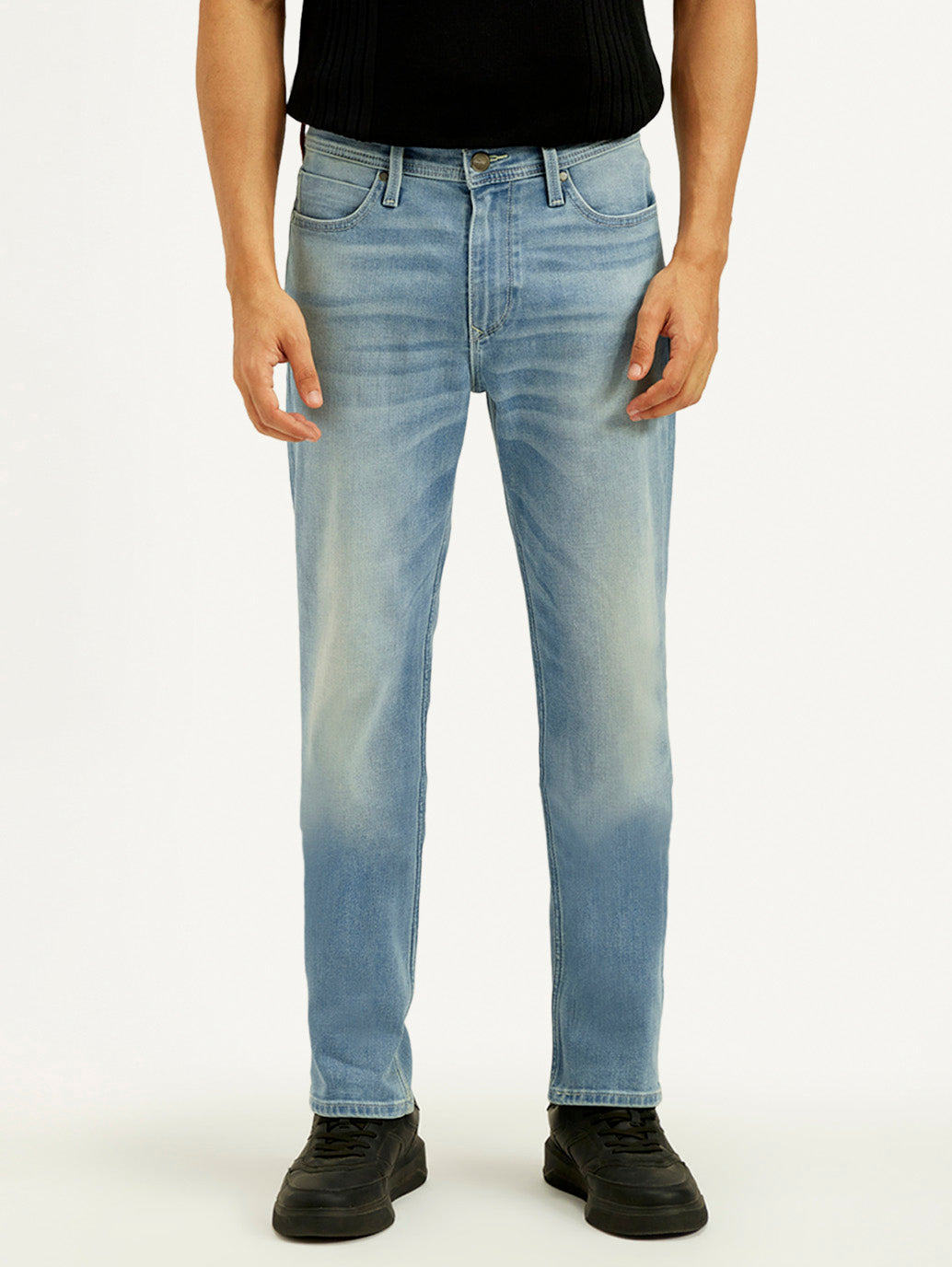 Men's Redloop 511 Light Indigo Slim Fit Mid Rise Jeans - Front View