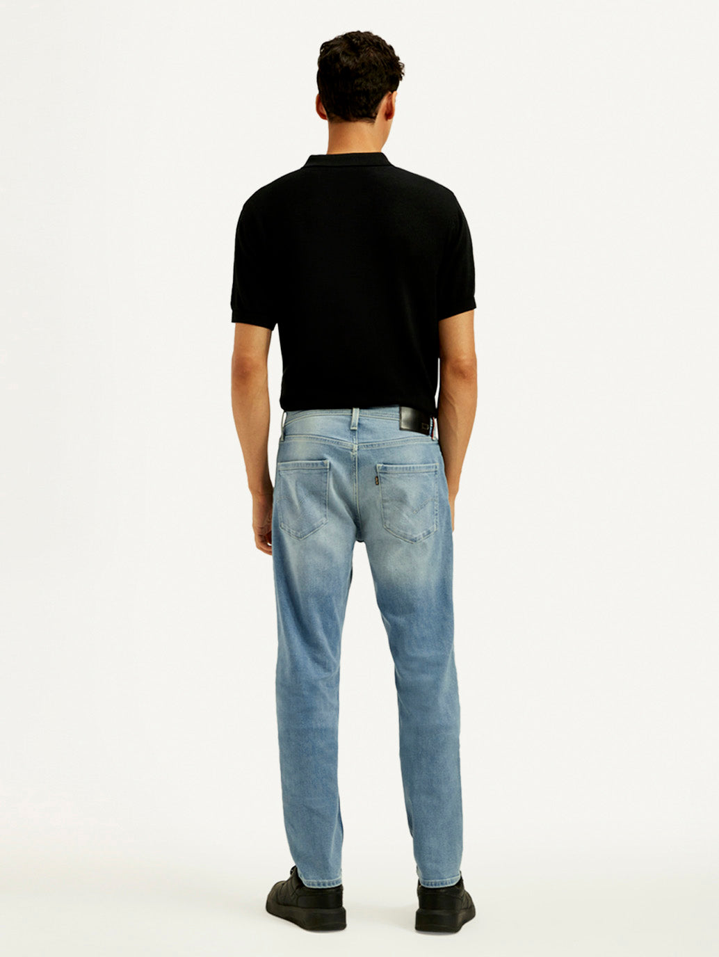 Men's Redloop 511 Light Indigo Slim Fit Mid Rise Jeans - Back View