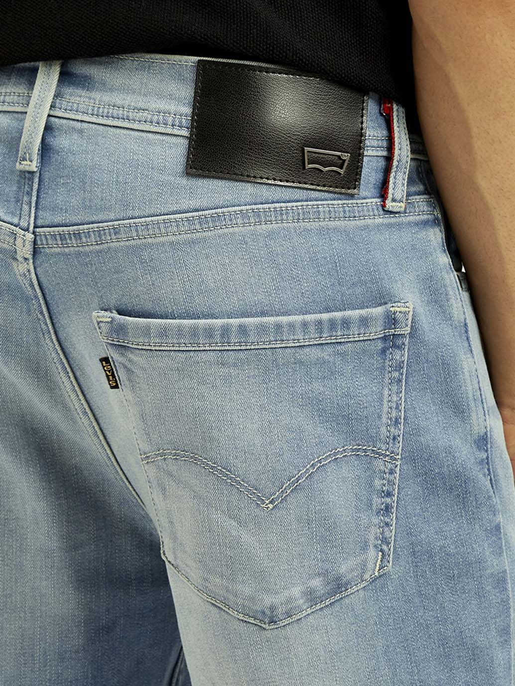 Men's Redloop 511 Light Indigo Slim Fit Mid Rise Jeans - Detail View