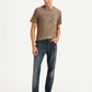 Men's Redloop 541 Blue Athletic Tapered Fit Mid Rise Jeans - Front View
