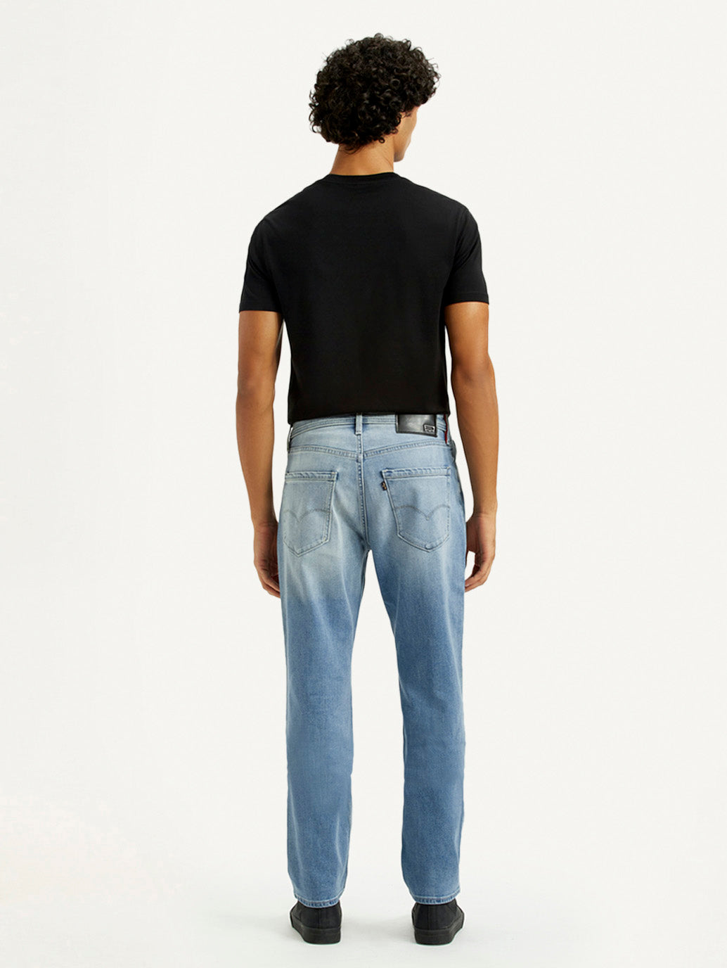 Men's Redloop 541 Light Indigo Athletic Tapered Fit Mid Rise Jeans - Back View