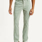 Men's 511 Green Slim Fit Mid Rise Chinos - Front View