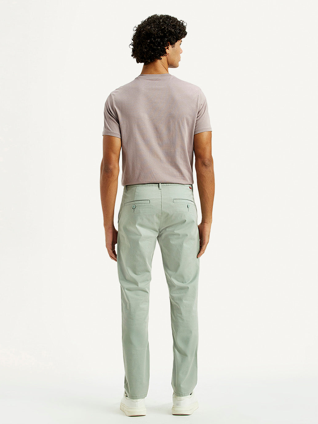 Men's 511 Green Slim Fit Mid Rise Chinos - Back View