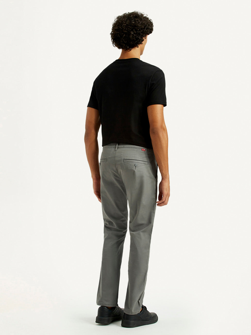 Men's 511 Grey Slim Fit Mid Rise Chinos - Back View