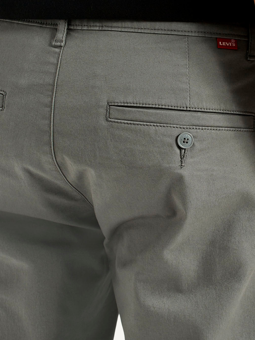 Men's 511 Grey Slim Fit Mid Rise Chinos - Detail View