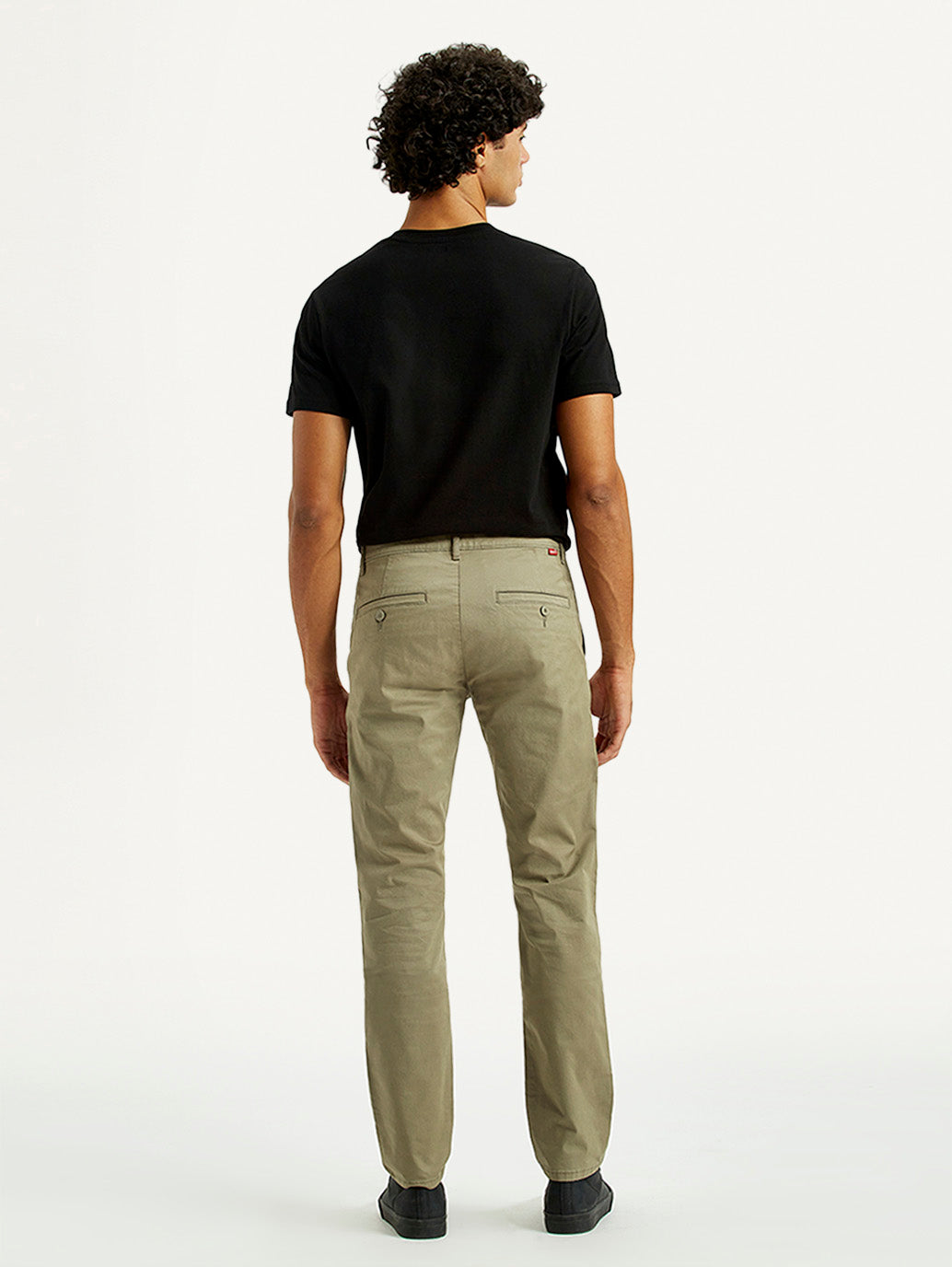 Men's 511 Green Slim Fit Mid Rise Chinos - Back View