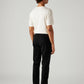 Men's 511 Black Slim Fit Mid Rise Chinos - Back View