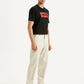 Men's Beige Relaxed Fit Chinos - Side View