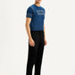 Men's Black Relaxed Fit Chinos - Side View