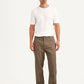 Men's Brown Authentic Relaxed Fit Chinos - Front View