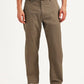 Men's Brown Authentic Relaxed Fit Chinos - Front View