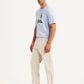 Men's Beige Authentic Relaxed Fit Chinos - Side View