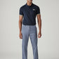 Men's Blue Authentic Relaxed Fit Mid Rise Chinos - Front View
