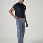 Men's Blue Authentic Relaxed Fit Mid Rise Chinos - Side View