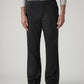 Men's Black Authentic Relaxed Straight Fit Mid Rise Chinos - Front View